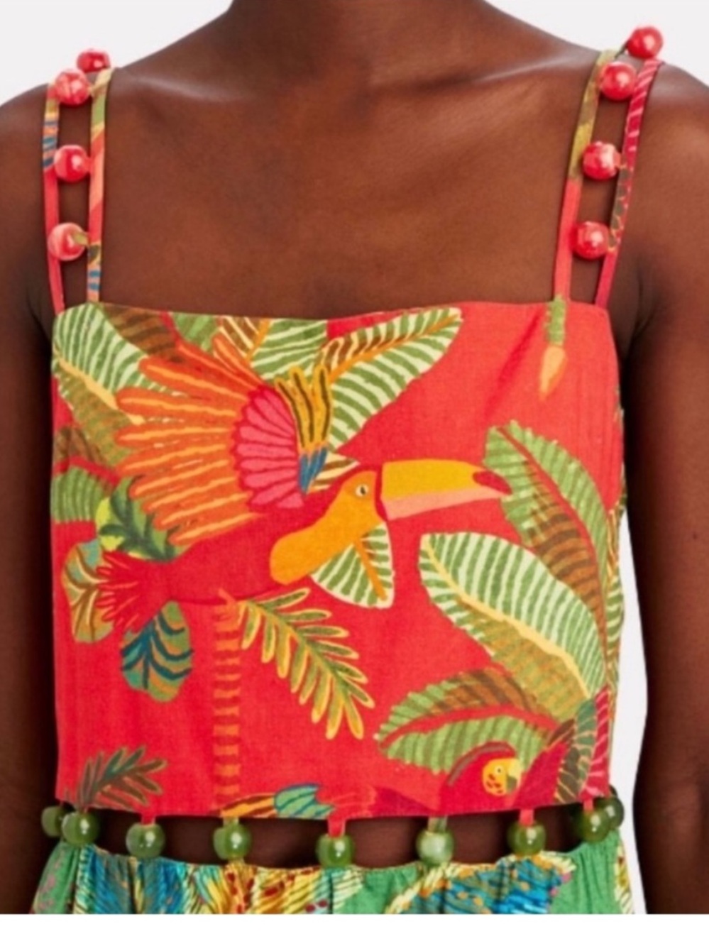 Farm Rio Mixed Prints Ball Maxi - Picture 2 of 12